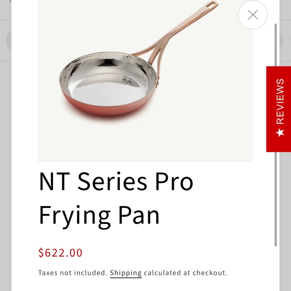 Soy Turkiye silver plated cooper pan 26cm